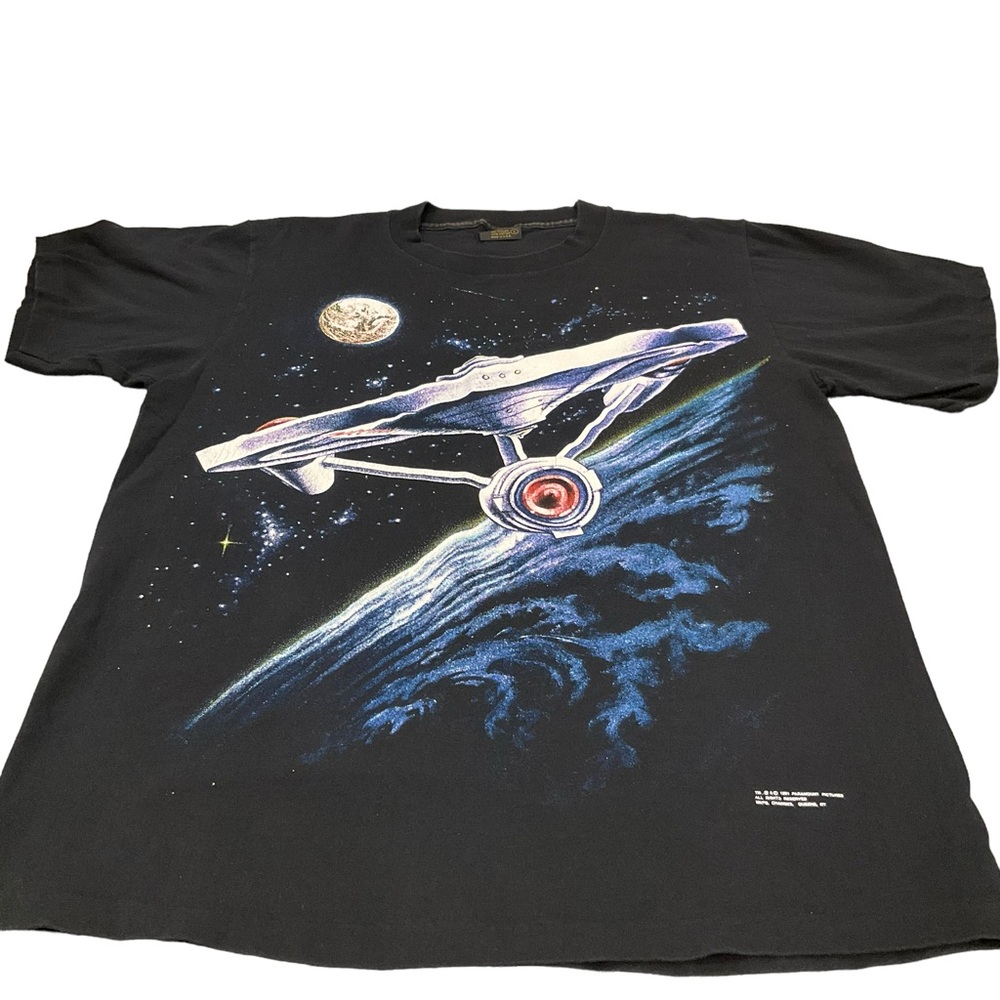 Vintage Changes Star Trek USS Enterprise Spaceship T-Shirt Trekkie 90’s … - Picture 5 of 16